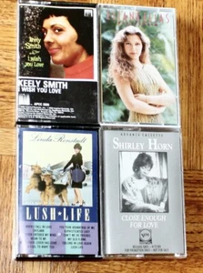 Smith Elias Horn Ronstadt Big Band Swing Bossa Pop Vocal Jazz 4 Lot Cassette  - Imagen 1 de 3