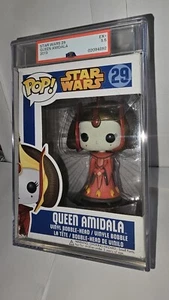 Funko Pop! Star Wars: Queen Amidala #29 2013 caja azul abovedada, clasificación PSA 5,5 - Imagen 1 de 10