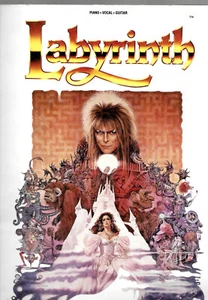 Labyrinth - DAVID BOWIE songbook Jim Henson Trevor Jones PIANO GUITAR music book - Picture 1 of 7