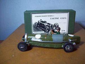 1/41 TREVOR WRIGHT PERIOD CHARM MODELS BUGATTI TYPE 59 IN GREEN - Picture 1 of 5