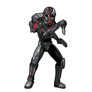 Prendedor esmaltado clásico Star Wars The Bad Batch Hunter #770 FiGPiN - Imagen 1 de 3