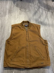 Vintage Smith's Workwear Workwear Gilet 2XL Vest Brown - Picture 1 of 7
