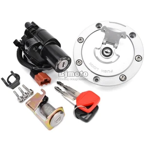 Ignition Switch Fuel Gas Cap Seat Lock Keys For Honda CBR1000RR Fireblade 04-07 - Imagen 1 de 11
