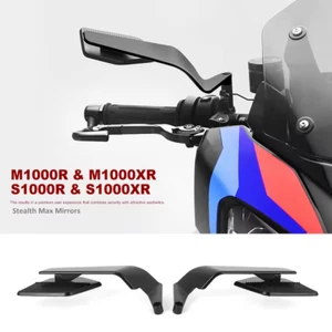 For BMW M1000R/XR S1000XR/R Rearview Mirror Wing Aerodynamic Stealth Max Mirrors - Picture 1 of 18