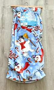Frosty The Snowman Cloud Throw Blanket 60" x 70" Viral TikTok Jolly Button Nose - Picture 1 of 5