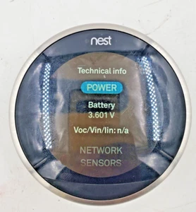 Termostato de aprendizaje Google Nest tercera generación: T3007ES acero inoxidable con base - Imagen 1 de 4
