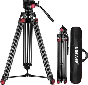 NEEWER 79"/200cm Video Tripod, Heavy Duty Aluminum Alloy Camera Tripod πβ
π¨ - Picture 1 of 1