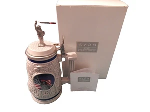 FREIHEITSSTATUE NEW YORK AVON FINE COLLECTIBLES AMERICA THE BEAUTIFUL STEIN  - Bild 1 von 10
