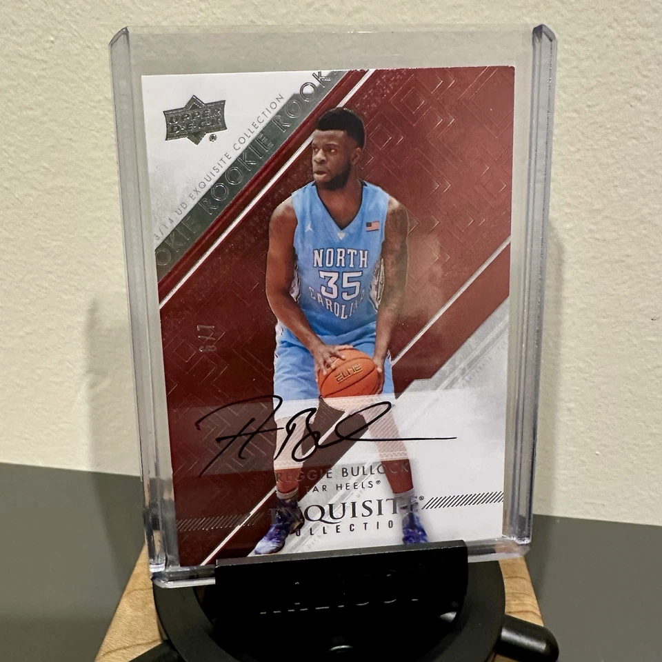 2013-14 UD Exquisite Collection Reggie Bullock RC Red Gold Rookie Auto /7 SP SSP - Image 1 of 1