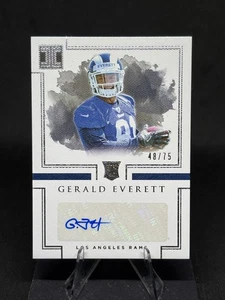 Gerald Everett 2017 Panini Impeccable Rookie Auto /75 #172 Los Angeles Rams - Bild 1 von 2