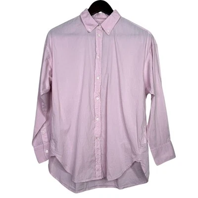 J. Crew Men's Collard Button Down Relaxed Fit Long Sleeve Dress Shirt S Pink  - Image 1 of 4