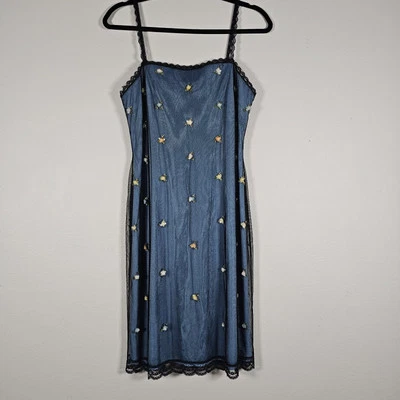 VTG Papell Boutique Sequin Dress Size 10 Y2k Whimsigoth Fairy Grunge Romantic - Image 1 of 4