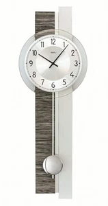 Moderne Wanduhr mit Quarzwerk von AMS AM W7439 NEU - Bild 1 von 1