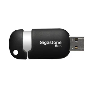 Unidad flash sin tapa deslizante Gigastone GS-Z08GCNBL-R 8 GB negra USB 2.0 - Imagen 1 de 4