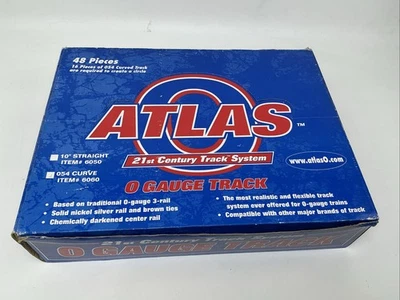 Atlas O Guage 21st Century Track System 48 Pcs of O54 Curve Item# 6060 - Image 1 of 4