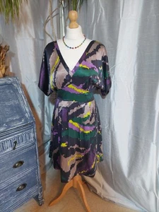 Gorgeous Coast Dress Size 14 Multicoloured Classic Elagant Wedding Ascot Cruise - Picture 1 of 6