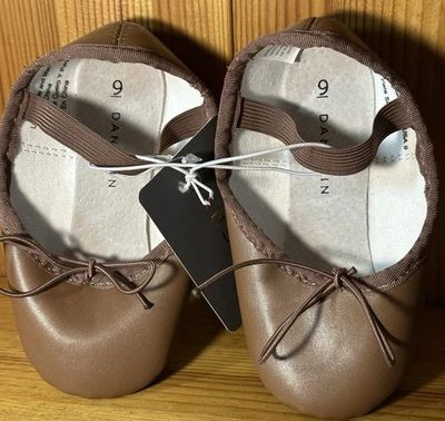 Danskin Leather Ballet Shoes - Cocoa Brown - Toddler Girls Size 9 - New w Tag - Image 1 of 4