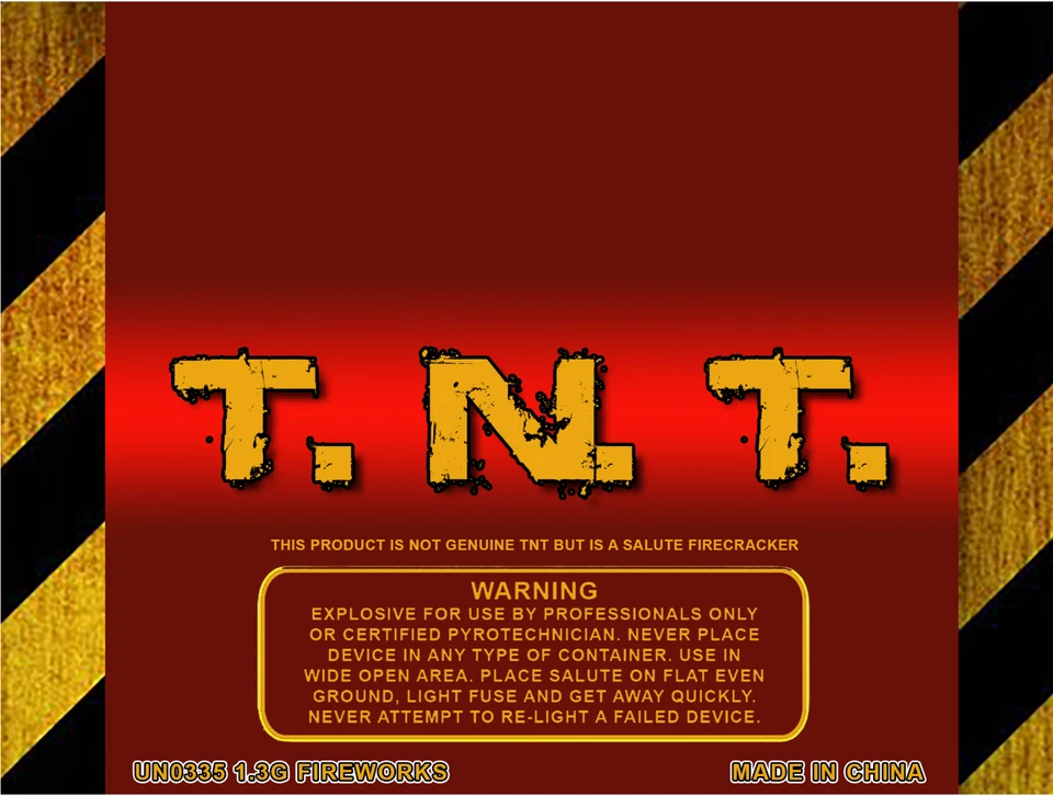 lote de 2 etiquetas petardo saludo TNT 80 gramos Foto 1 de 1