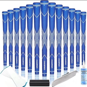 CHAMPKEY Premium Rubber Golf Grips 13 Pack Oversized All Repair Kits or Tape On - Picture 1 of 2