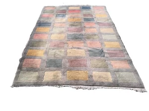 A CHARMING OLD HANDMADE ORIENTAL INDIAN NEPAL TRADITION RUG (290 x 200 cm )* - Picture 1 of 12