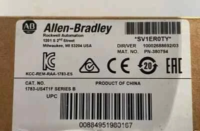 1PCS New Allen Bradley 1783-US4T1F Stratix 2000 Switch Free Shipping 1783 US4T1F - Image 1 of 4