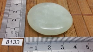 SERPENTINE qualité AA galet pierre plate - mineraux lithotherapie massage reiki - Picture 1 of 1