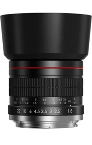 #824Lightdow 85mm F1.8 Manual Focus Telephoto Portrait Lens for Canon Nikon Sony - Picture 1 of 14