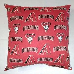 ALMOHADA DE ALGODÓN MLB ARIZONA DIAMONDBACKS COMPLETA 15 X 15 - REGALOS 3 ESTILOS - Imagen 1 de 9