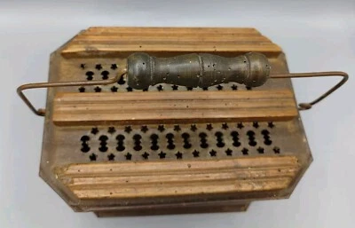 🍀Ancienne chaufferette en bois et tôle-début XX ème Déco Vintage - Photo 1/4