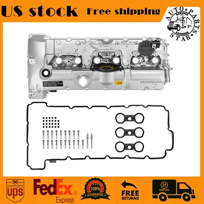 CUBIERTA VÁLVULA ALUMINIO CON JUNTA Y PERNOS Y TAPA 03-06 BMW 325I 330I 525I X3 X5 Z4 Foto 1 de 4