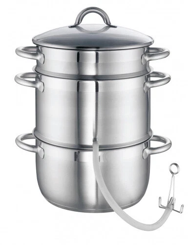 Schulte Ufer Juicer Loop Steam Juicer Fruit Juicer Stainless Steel SUS 26cm - Image 1 of 1