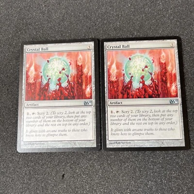 Crystal Ball Magic The Gathering Mtg Artifact M11 Card 2 - Image 1 of 4