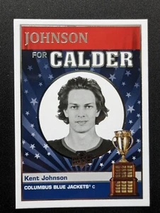 2022-23 chaquetas azules Kent Johnson CC-8 de hockey de cubierta superior - Imagen 1 de 2