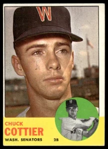 1963 Topps Chuck Cottier Washington Senators #219 - Picture 1 of 2