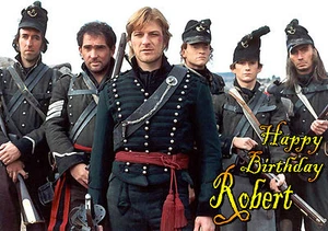 SHARPE 95th regiment rifles Happy Birthday PERSONALISED Greeting Card napoleonic - Picture 1 of 9