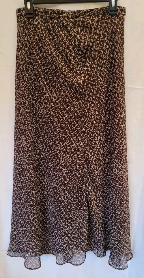 Covington Women's Size 4 A Line Skirt Multicolored Sheer, Dressy, Professional - Imagem 1 de 4