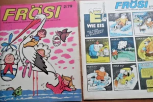 FRÖSI 2 - 1979 (2) mit 2. Umschlag Pioniermagazin Comic Der Wolf Tanz-Pokal - Picture 1 of 11