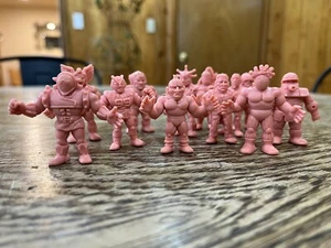 Vtg 1980s RARE DOZEN M.U.S.C.L.E. Muscle Men Kinnikuman Toy Figure ‘FLESH’ COLOR - Picture 1 of 17