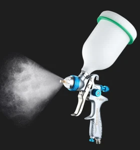 Spray Gun & Paint Gun 1.4mm Gravity with 600milliliter Plastic Cup - Picture 1 of 7