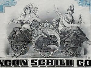 1939 Eitingon Schild Aktienzertifikat #NC/O 12239 ausgestellt an Miss Louise Schultz
