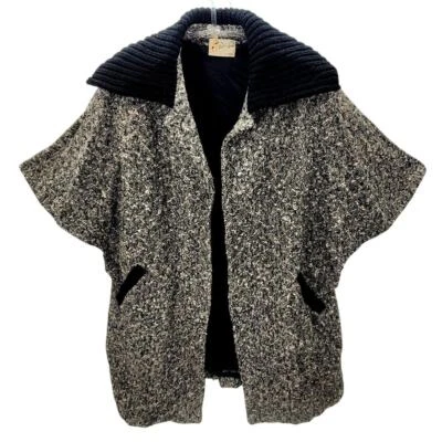 Chaqueta Capelet Paula Lynne Beverly Hills Vintage Años 60 Boucle Tweed Foto 1 de 4