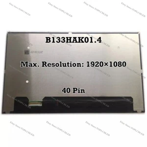 B133HAK01.4 13.3" FHD LED LCD Screen Display With Touch Screen Digitizer 40 Pin - Picture 1 of 1