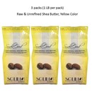 Organic African Shea Butter Raw 3 Lbs 100% Pure Ghana Natural Unrefined Yellow