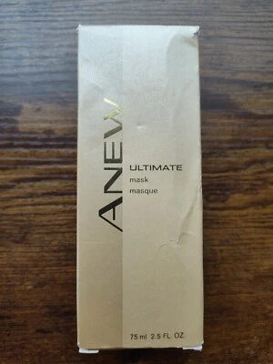 雅芳 ANEW 全新终极面膜 2.5 盎司 全尺寸美国制造保湿抚平肌肤 — 第 1/3 张图片