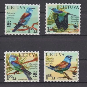 E1070  - Lietuva ,Lithuania   2008 - SET - Vogels / Birds / Vögel - WWF/WNF - Imagen 1 de 1