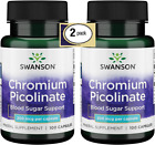 2 Pack Chromium Picolinate 200 Caps 200Mcg Metabolism Support Healty Blood Sugar