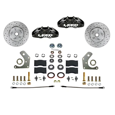 MaxGrip Lite conversión de freno de disco de 4 pistones para Plymouth Fury - negro Foto 1 de 4