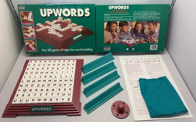 Upwords Board Game 1996 Parker 3D Word Game Letters Parker 100% Complete VGC.. - Image 1 of 4