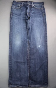 Men's 2017 Lucky Brand Jeans 361 Vintage Straight Distressed Dark Size 32x32 - Picture 1 of 12
