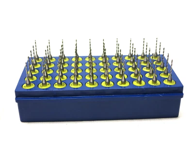 Juego de 50 brocas para PCB de carburo de tungsteno Matrix Jinzhou #65 0,0350" x 0,413" Foto 1 de 3